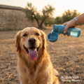 Borraccia con Ciotola Pieghevole per Cani — Idratazione Ovunque